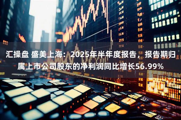 汇操盘 盛美上海：2025年半年度报告，报告期归属上市公司股东的净利润同比增长56.99%