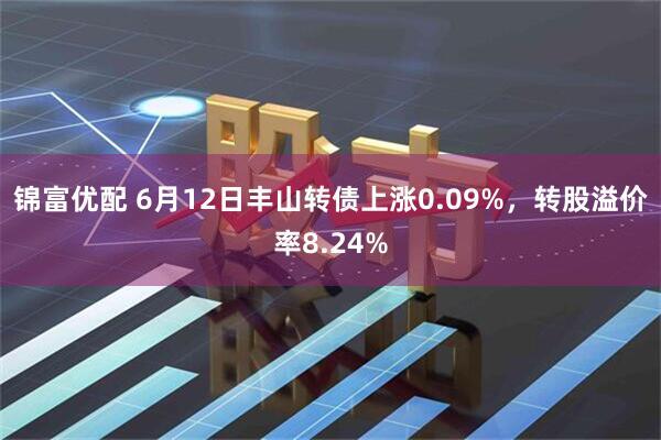 锦富优配 6月12日丰山转债上涨0.09%，转股溢价率8.24%